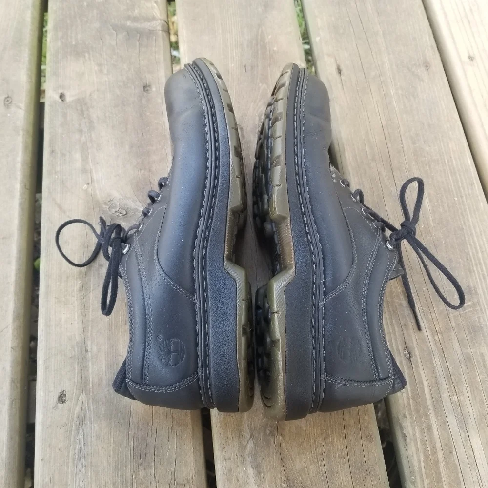 Timberland Madison Summit Double‎ Welt Comfort Oxfords Black Leather Mens 11.5